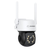 3MP PT Wireless Security Camera, Pan & Tilt WiFi IP Cameras for SANNCE N48WHE NVR, AI Human Detection, Work with Alexa, 100ft Night Vision, Remote Access & Smart Motion Alerts